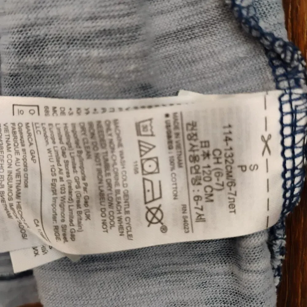 Gap Kids Blue Camo Polo Shirt Boys Size S